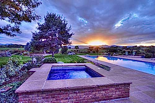 Custom Hot Tub and Pool we built in Longmont CO